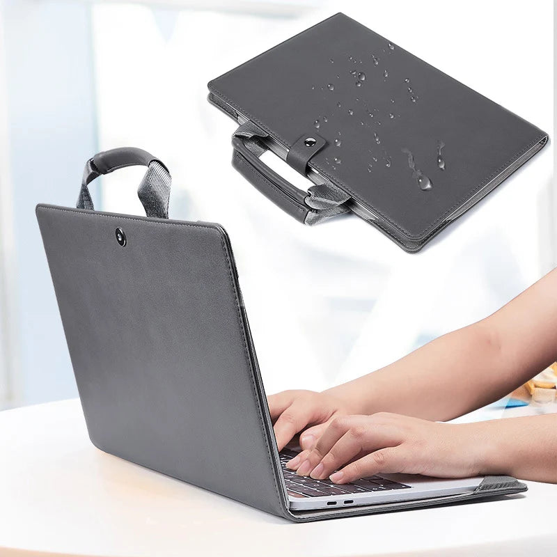 New Business Macbook Pro Laptop Bag Fashion Notebook Case For Apple Notebook Leather Computer Case INS K217