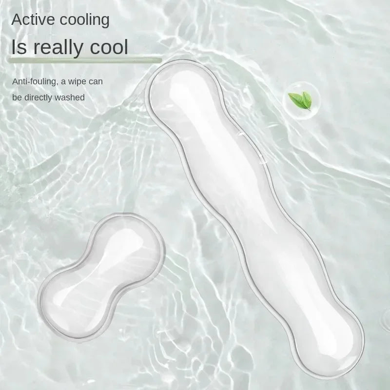 Anti Slip Silicon Mouse pad with wrist rest