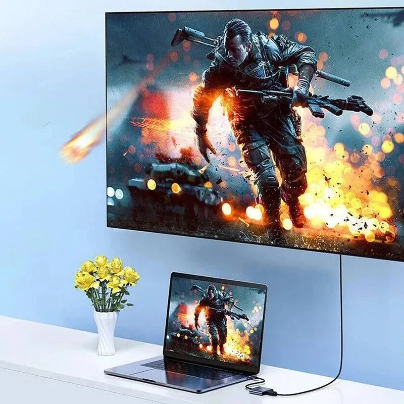 3 in 1 Usb Hub USB C to HDMI-compatible Splitter HUB Type-c to HDMI