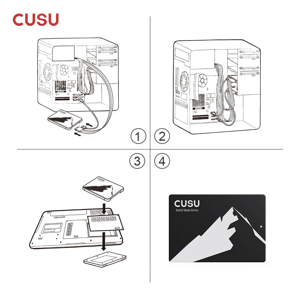CUSU SSD SATA3 Hard Drive