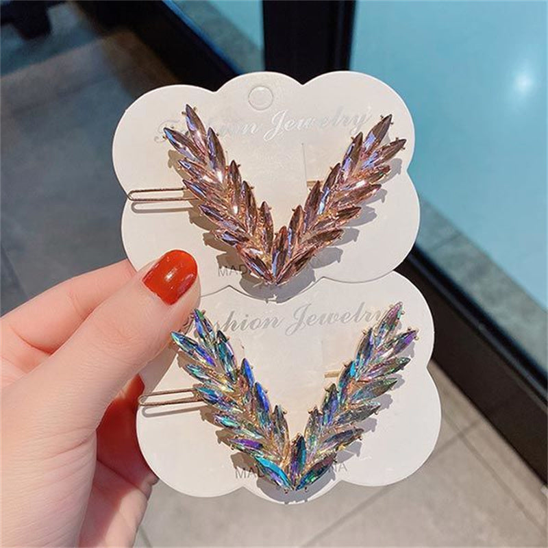 Crystal V-Shape Hair Clip