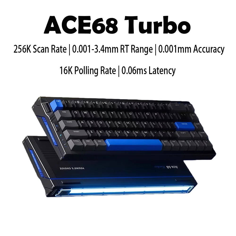 MCHOSE Ace68 Turbo Magnetic Switch Keyboard 16k Aluminium Alloy