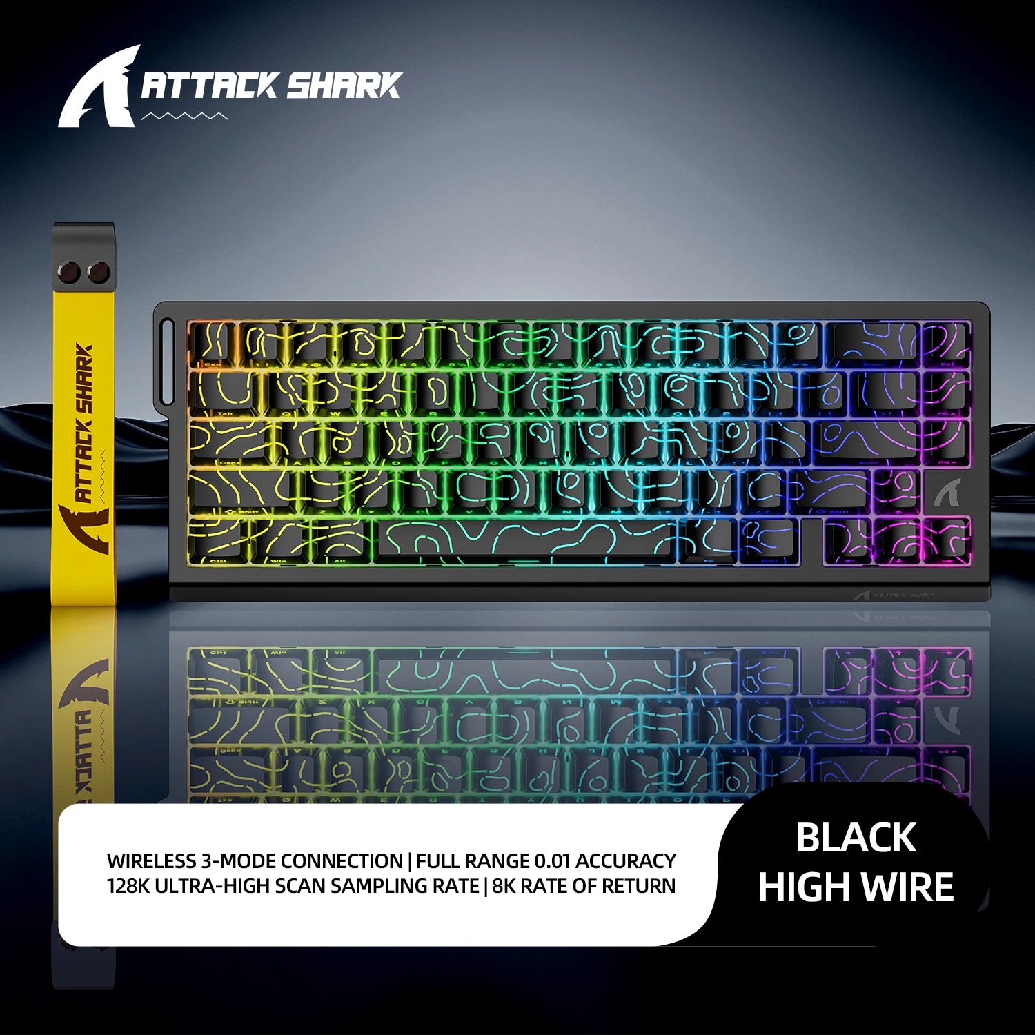 Magnetic Gaming Keyboard ATTACK SHARK X68HE X68PRO HE and FREEWOLF F68