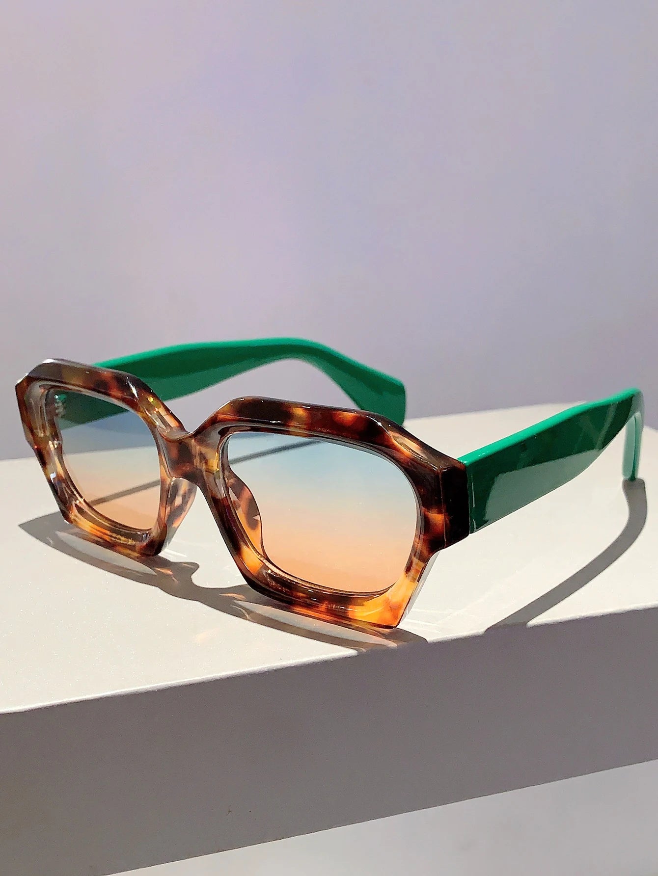 Oversized Square Women’s Sunglasses - Vintage Thick Frame - UV400 Protection