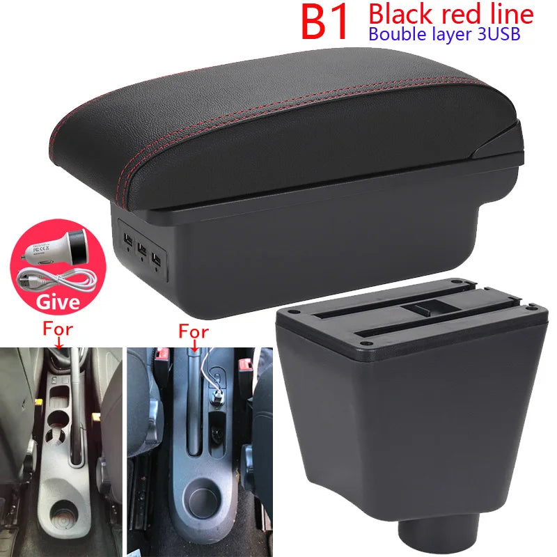 For Renault Clio 4 Armrest For Renault Captur Clio 3 III IV Car Armrest Box Accessorie Storage Parts Dedicated Interior Retrofit