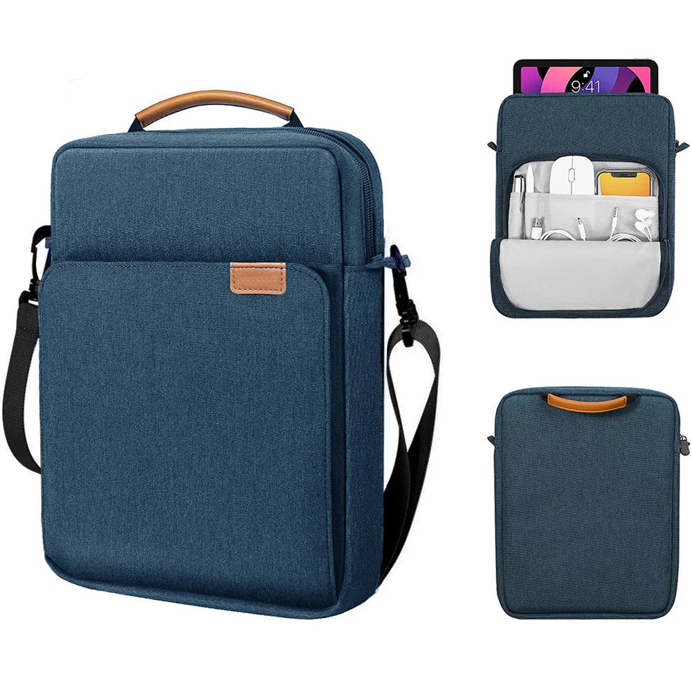 Shoulder Bag for MacBook Air 13 Case M4 M3 M2 M1 13.6 inch Laptop Bag for iPad Air 5 13 Pro 12.9 11 10th A16 S9 8 7 Plus Bag