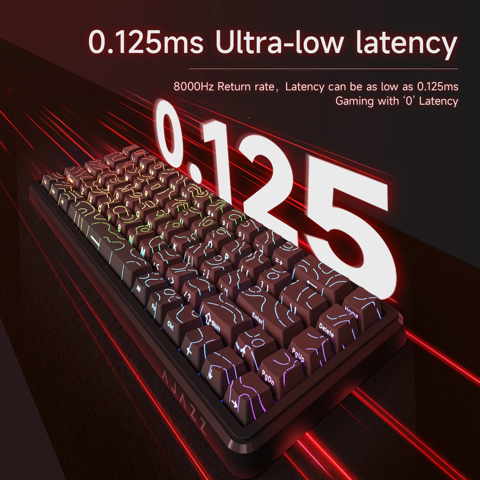 AJAZZ AK680 MAX Mechanical Keyboard HE Hall Effect Switch 60% 8k/1K RGB Wired/Wireless