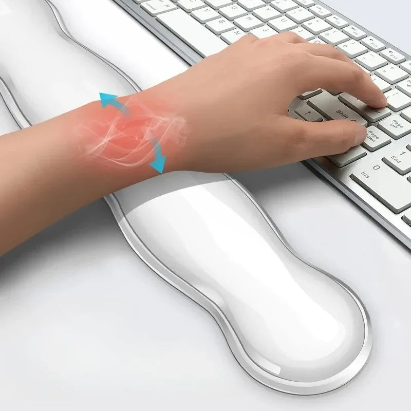 Anti Slip Silicon Mouse pad with wrist rest