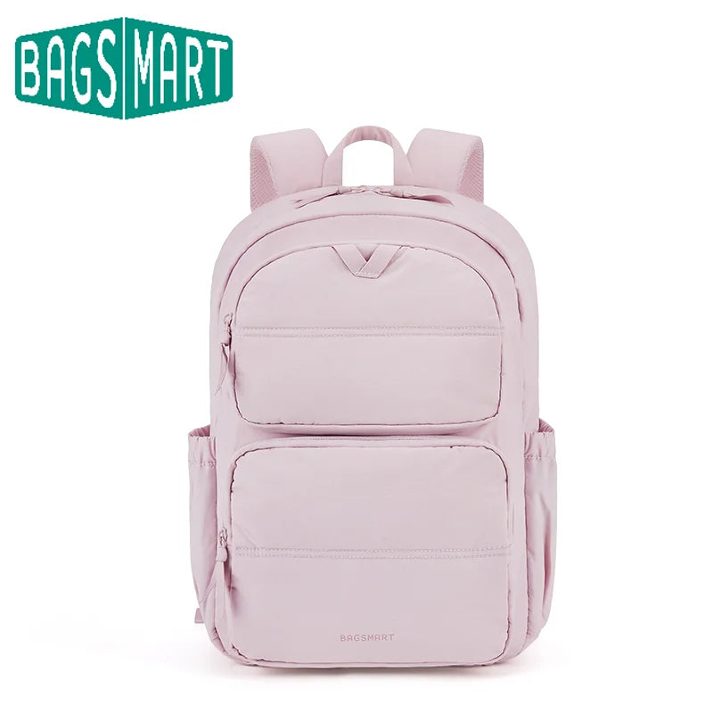 BAGSMART Laptop Backpack Large Capacity Women