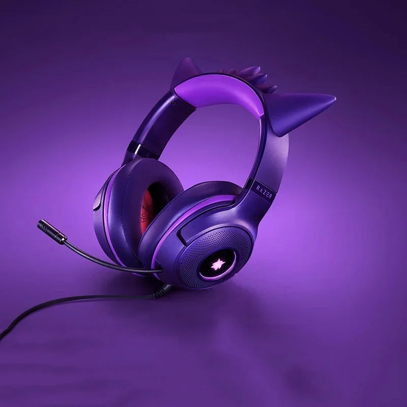 Razer Pokemon Gengar Edition Mouse Mat BlackWidow V4 Pro 75% Keyboard Gengar Wireless Mouse Gengar RGB Headset Gengar Keycap