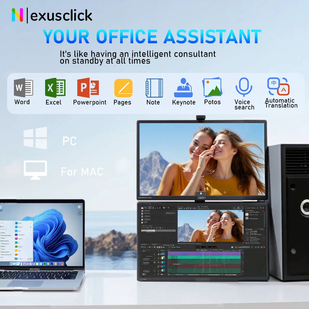 New AI Wireless Mouse 2.4G Bluetooth Mouse with Artificial Intelligence Deepseek AI Voice Recording ChatGPT Gaming Mice for PC