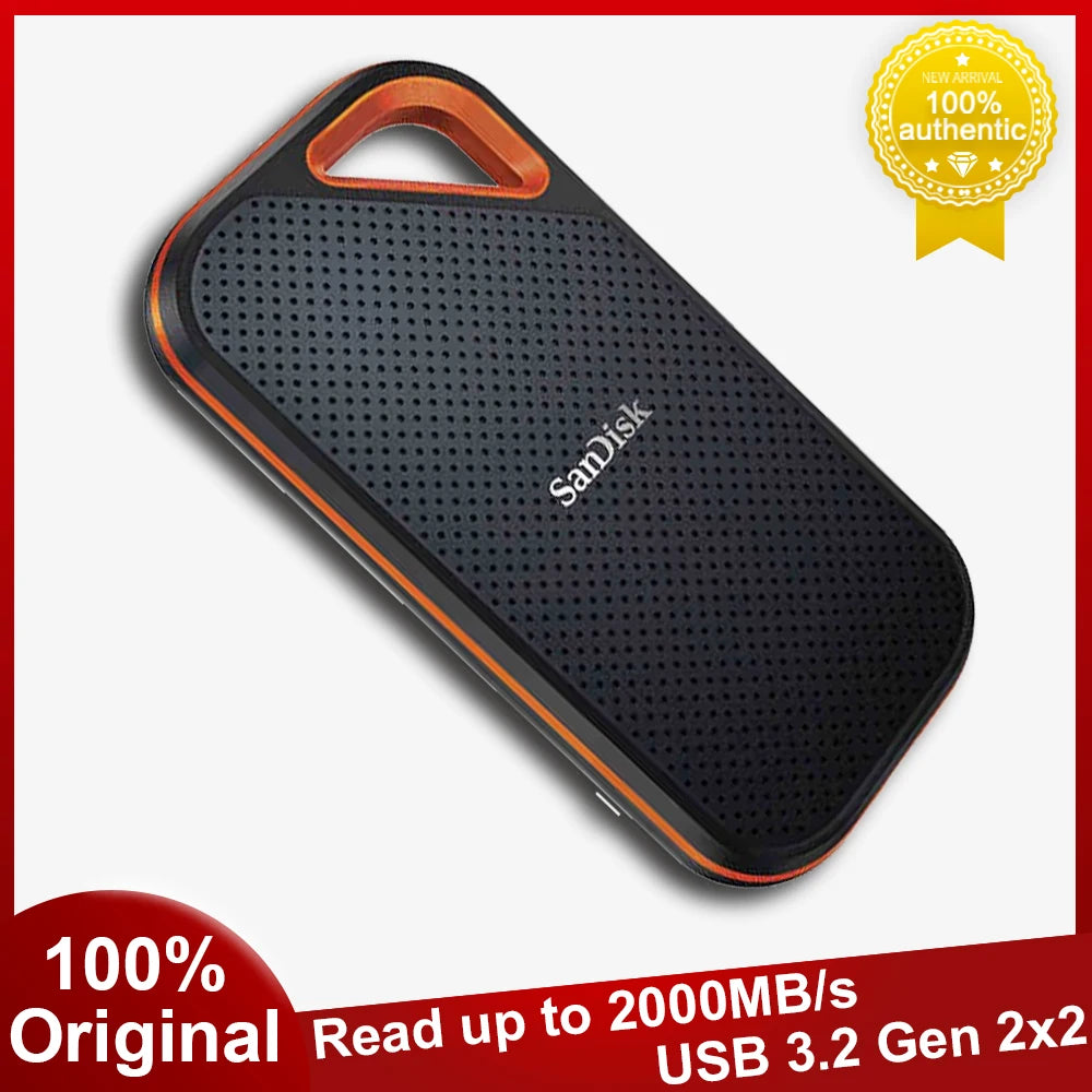 Original E82 Extreme PRO Portable SSD with USB4 Up to 3800 MB/s Read Solid State Drive