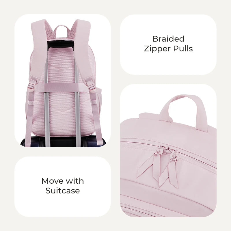 BAGSMART Laptop Backpack Large Capacity Women