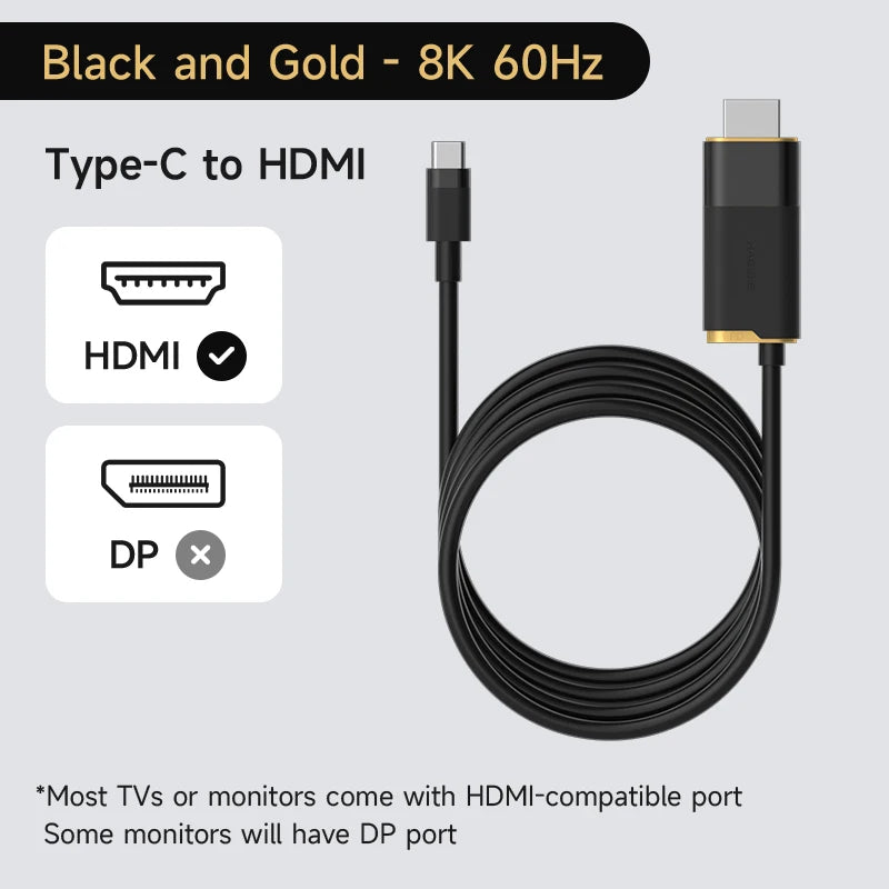 Hagibis Switch Dock for Nintendo Switch/OLED/Switch2 USB C to HDMI Cable Adapter