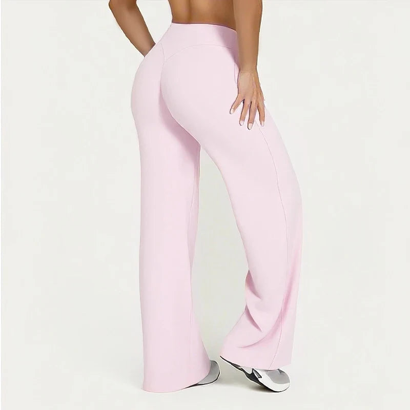 Women’s Mid-Waist Straight-Leg Yoga & Sports Leggings