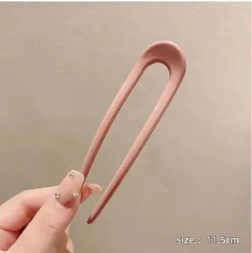 Acrylic Women's Hairpin Back Head Updo Pin