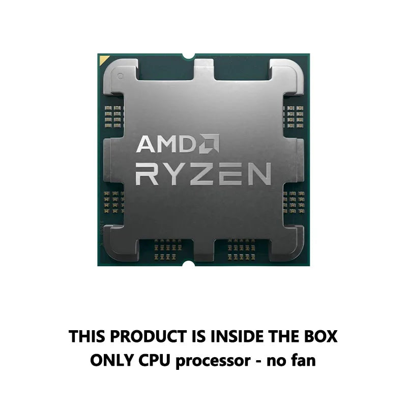 AMD Ryzen 5 7600X New R5 7600X 4.7 GHz 6-Core 12-Thread CPU  5NM L3=32M 100-000000593 Socket AM5 Sealed Without cooler