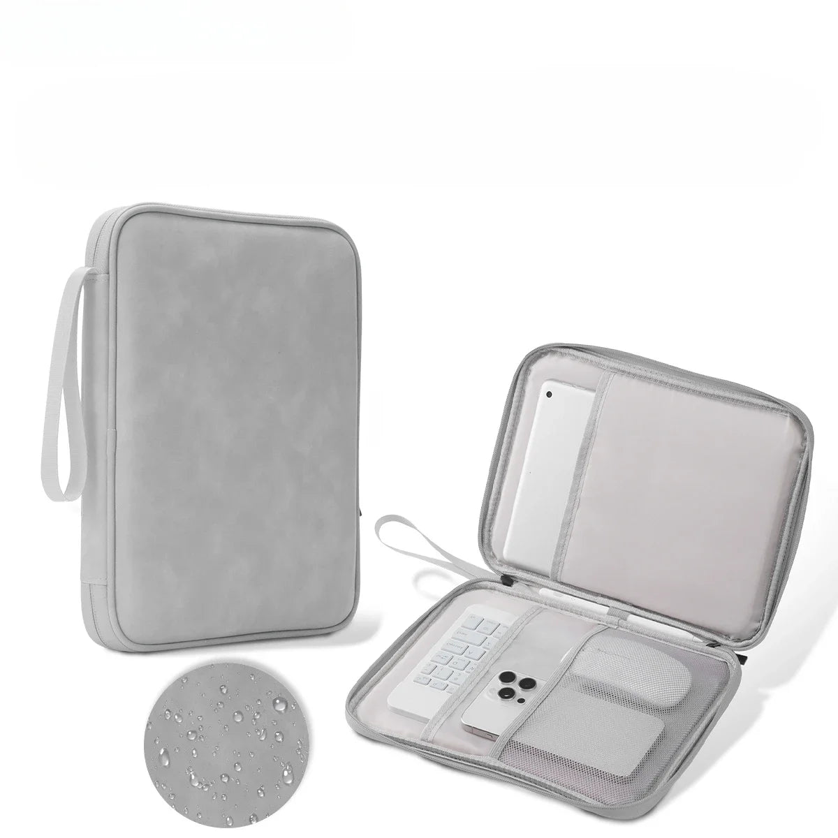 Tablet Sleeve Bag for iPad Pro 12.9 11 inch iPad 10th Air 5 4 3 10.9 10.2 inch 9th 8th 7th Generation Waterproof Zipper Pouch