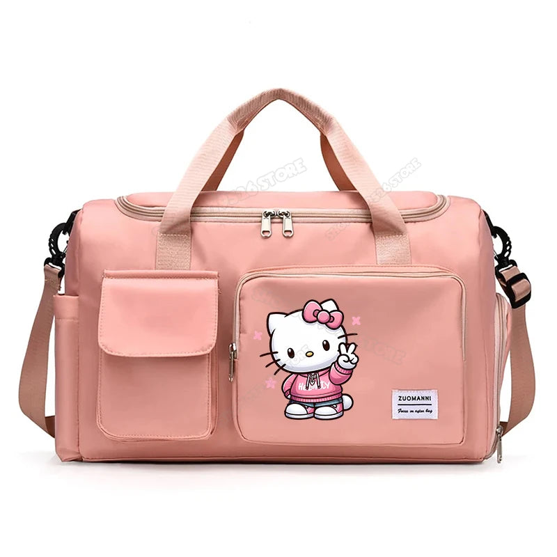 Hello Kitty Kuromi Carry on Travel Bag