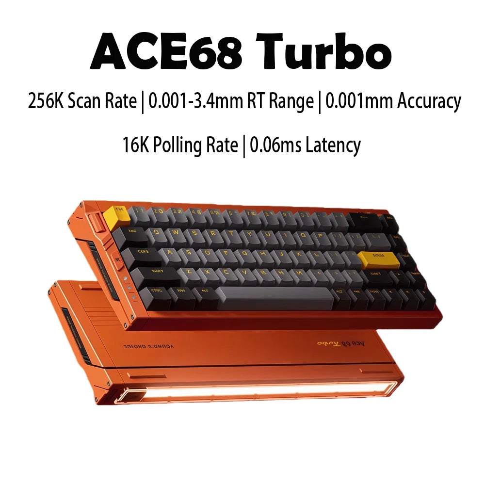 MCHOSE Ace68 Turbo Magnetic Switch Keyboard 16k Aluminium Alloy