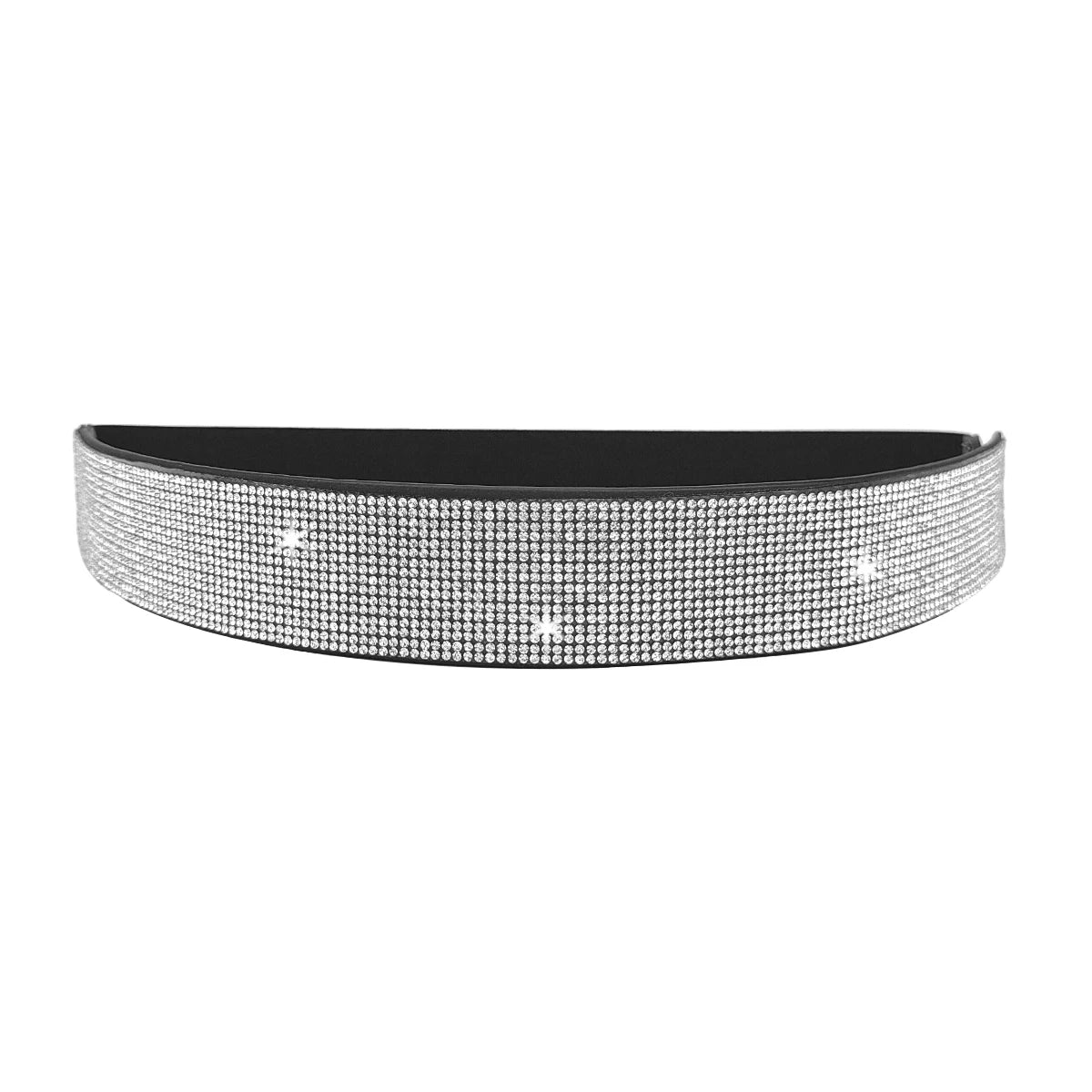 Advanced women's rhinestone belt, women's fashion dress, elastic belt, wedding party accessories