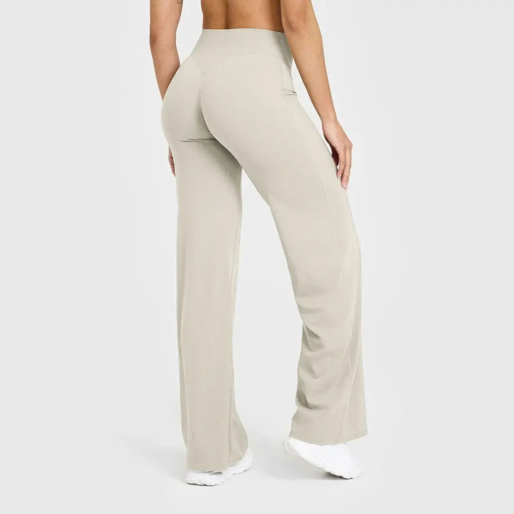 Peach Hip Slimming Yoga Straight-leg Pants