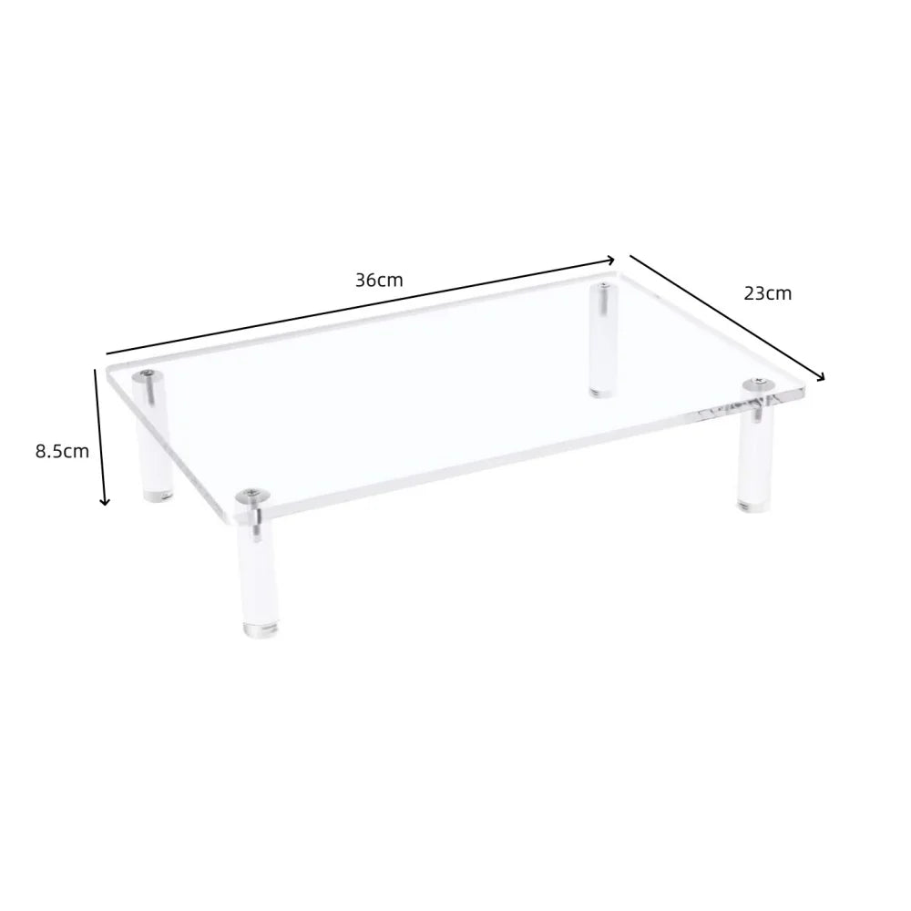 Monitor Stand, Monitor Stand Riser, Laptop Stand for Desk, Laptop Riser, Desk Organizer for Monitor, 15.6" Laptop, PC, Printer