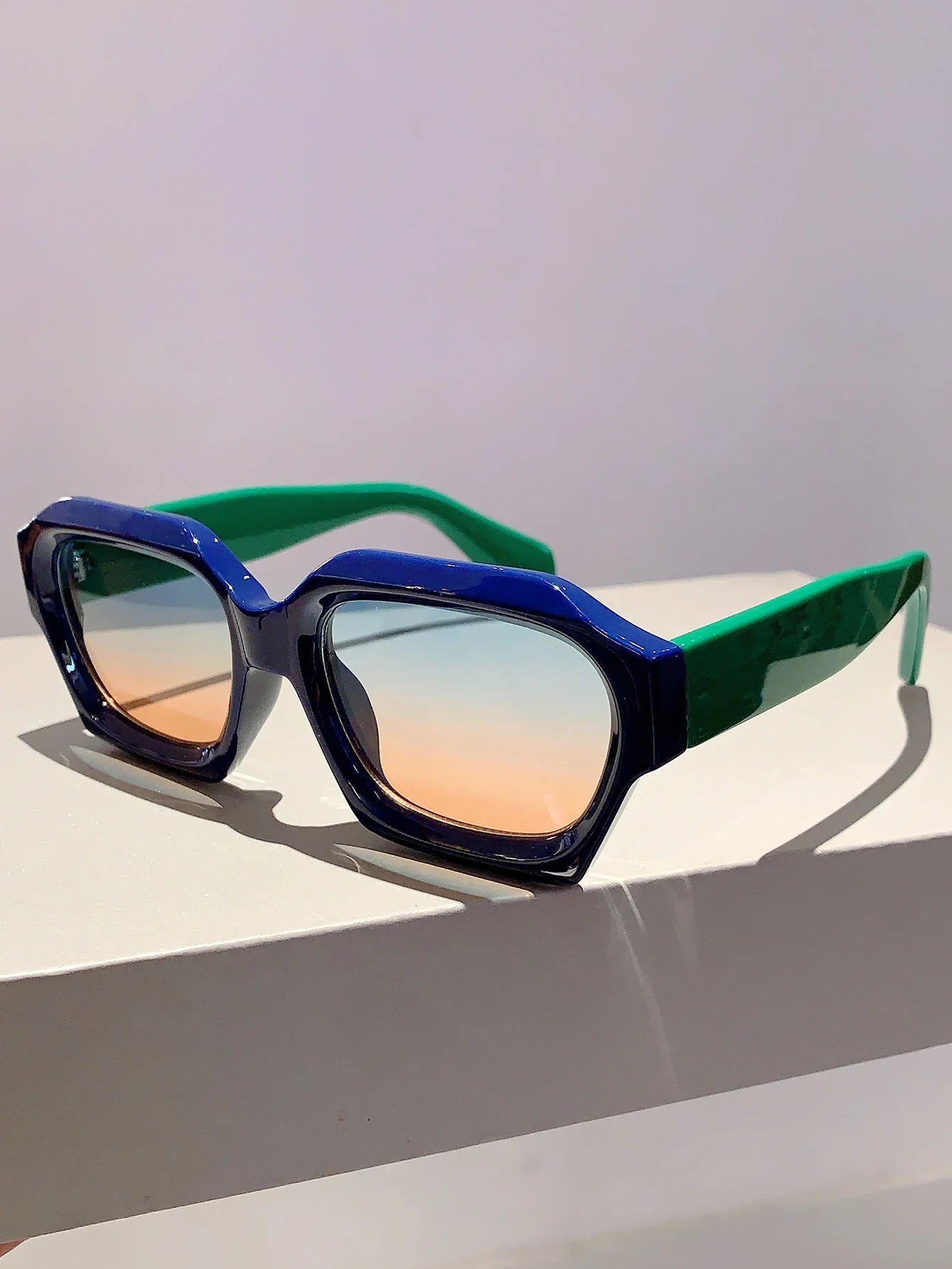 Oversized Square Women’s Sunglasses - Vintage Thick Frame - UV400 Protection