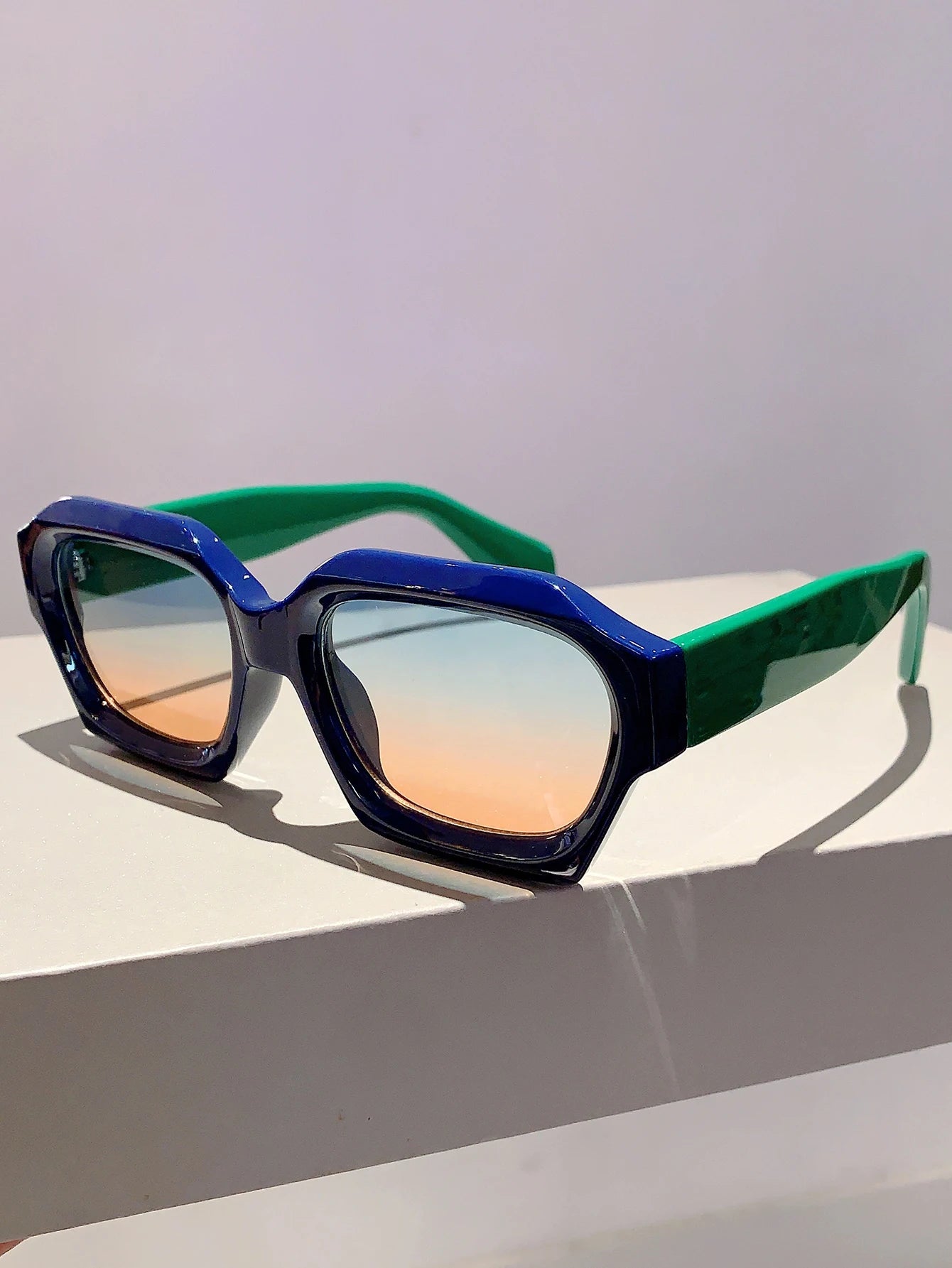 Oversized Square Women’s Sunglasses - Vintage Thick Frame - UV400 Protection