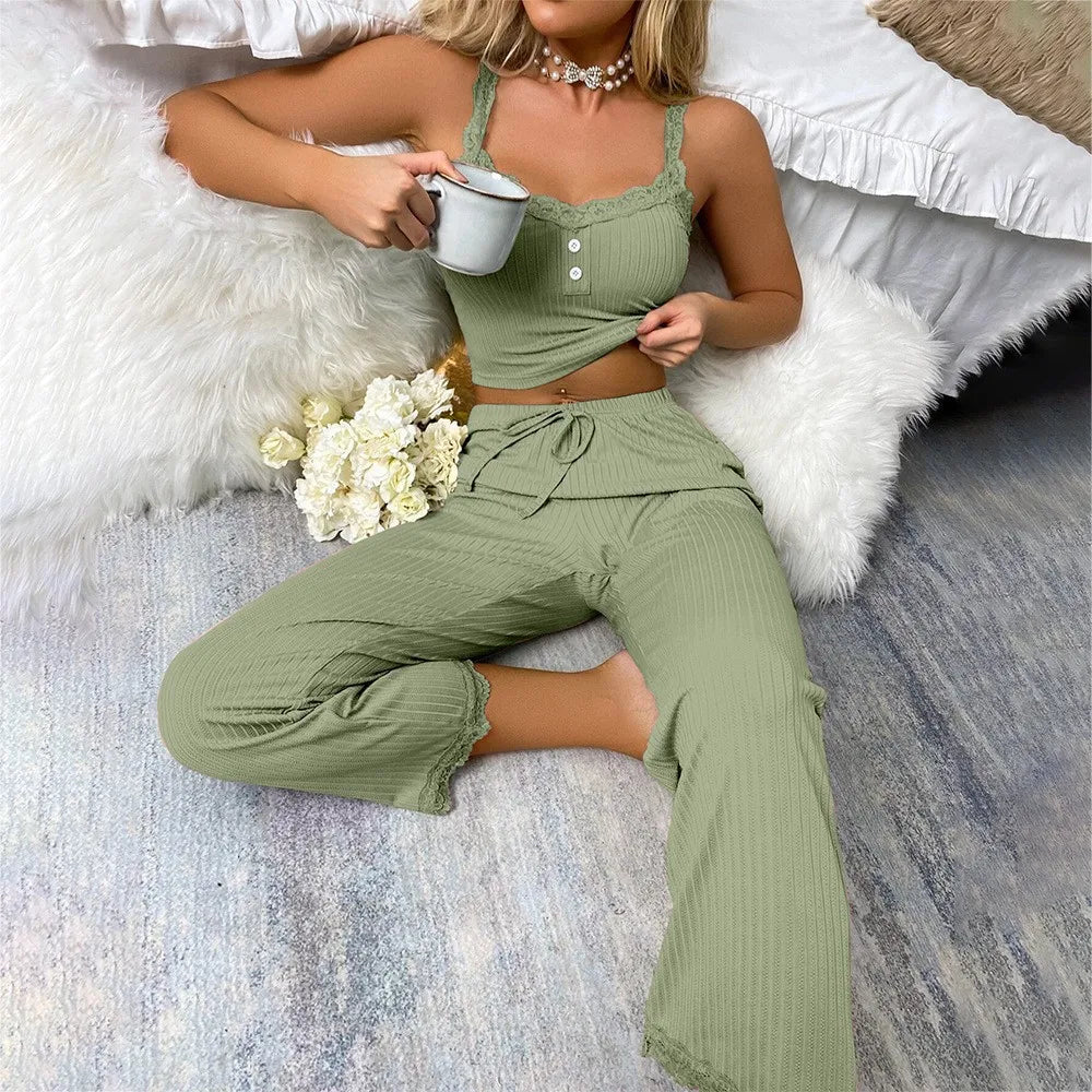 Ultra Chic Two-Piece Lounge Set Pajama