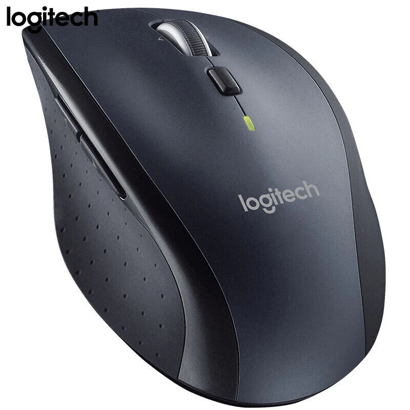 Logitech M705 Laser Mouse USB Unifying Receiver | Wireless Ergonomic Design for PC Laptop Desktop Mac | Home & Office Use