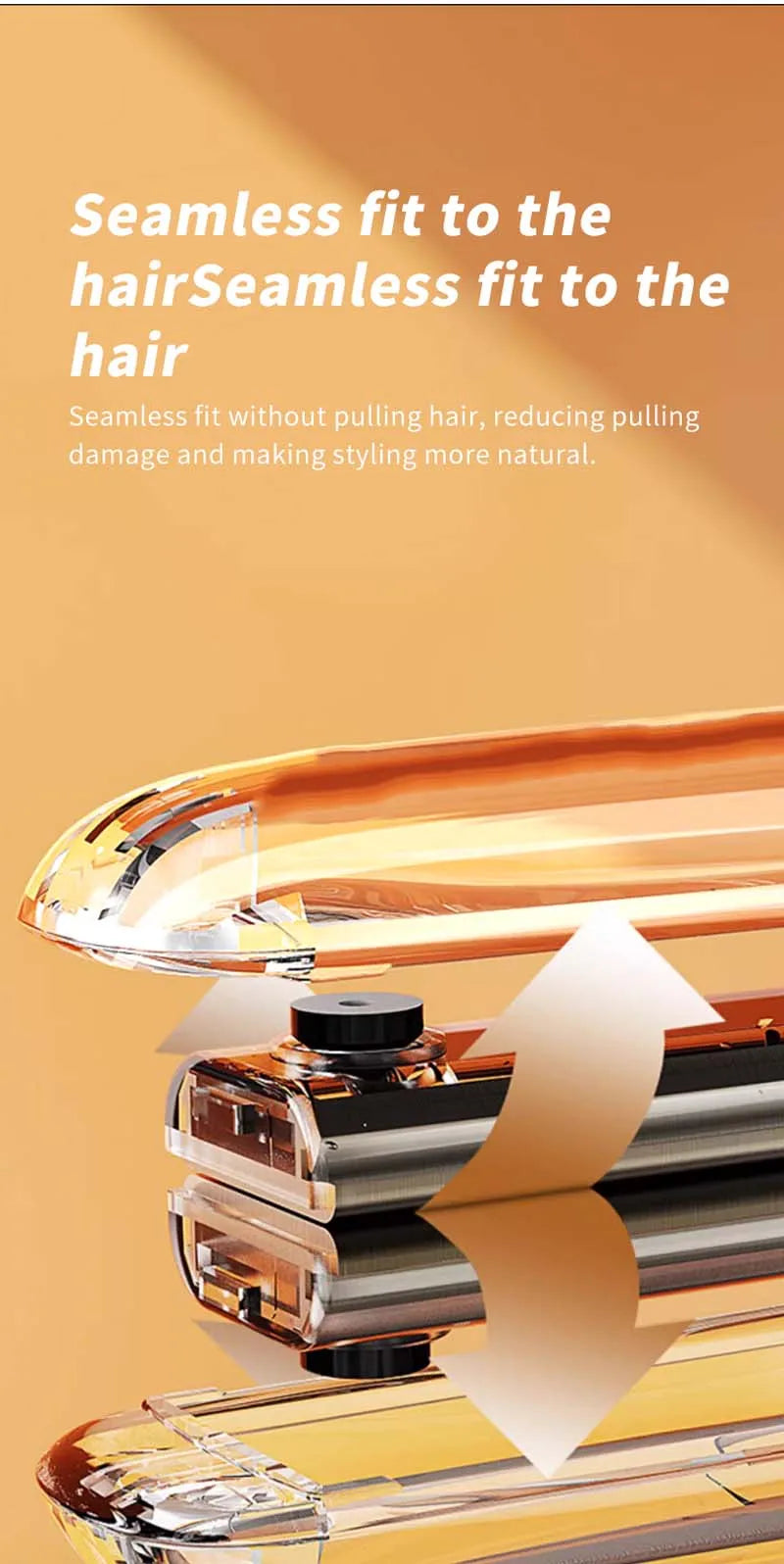 Smooth with Ease – Professional Wide Plate Hair Straightener - silkyvelour