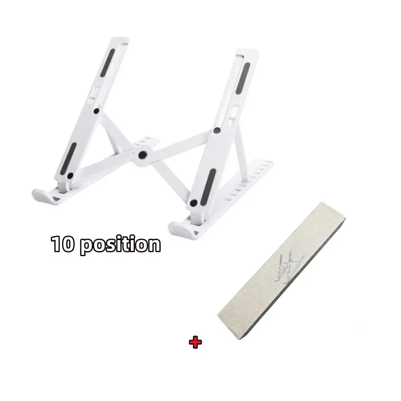 ABS Foldable Laptop Stand Cooling Notebook Bracket Adjustable Ergonomic Laptop Support Base Holder Tablet Accessories Stands