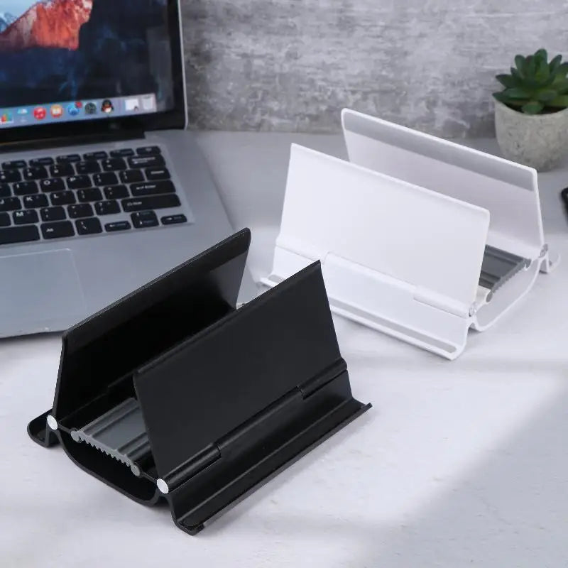 1Pc Vertical Laptop Stand Heat Dissipation Non-slip Silicone Gravity Holder