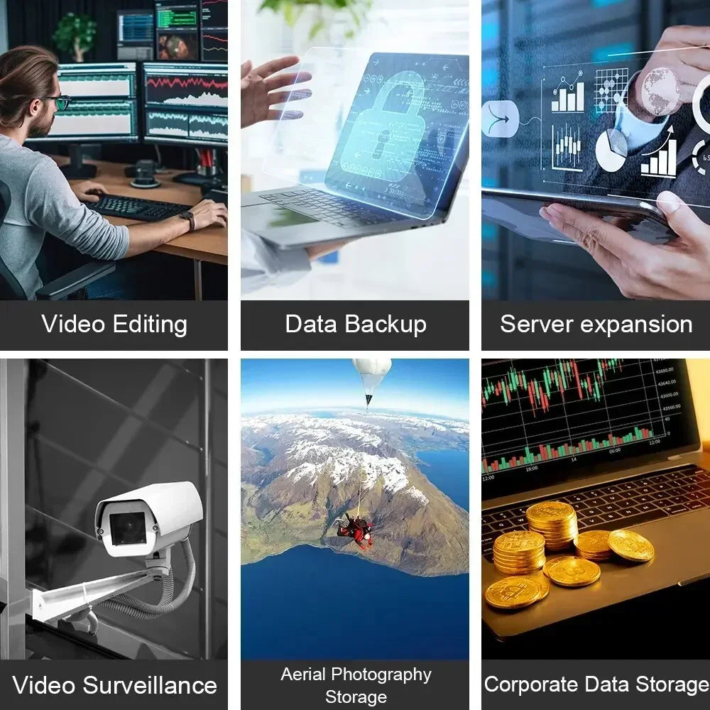 Acasis Dual Bay 3.5/2.5 Inch HDD/SSD Case 48TB External Hard Drive