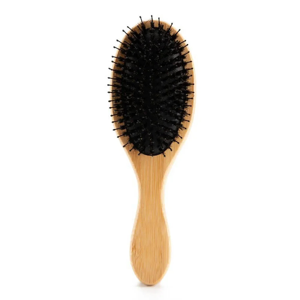 Natural Bamboo & Boar Bristle Hair Brush
