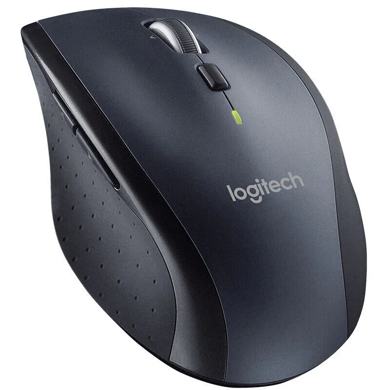 Logitech M705 Laser Mouse USB Unifying Receiver | Wireless Ergonomic Design for PC Laptop Desktop Mac | Home & Office Use