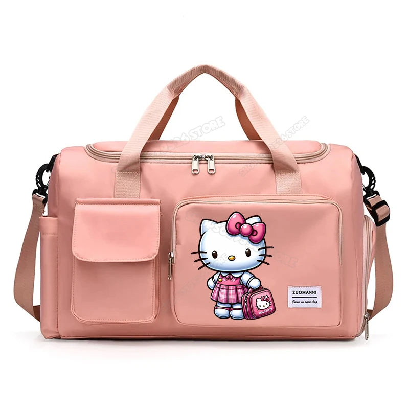Hello Kitty Kuromi Carry on Travel Bag