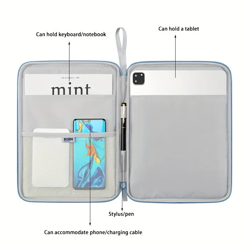 Tablet Bag Waterproof PU Tablet Sleeve Cover