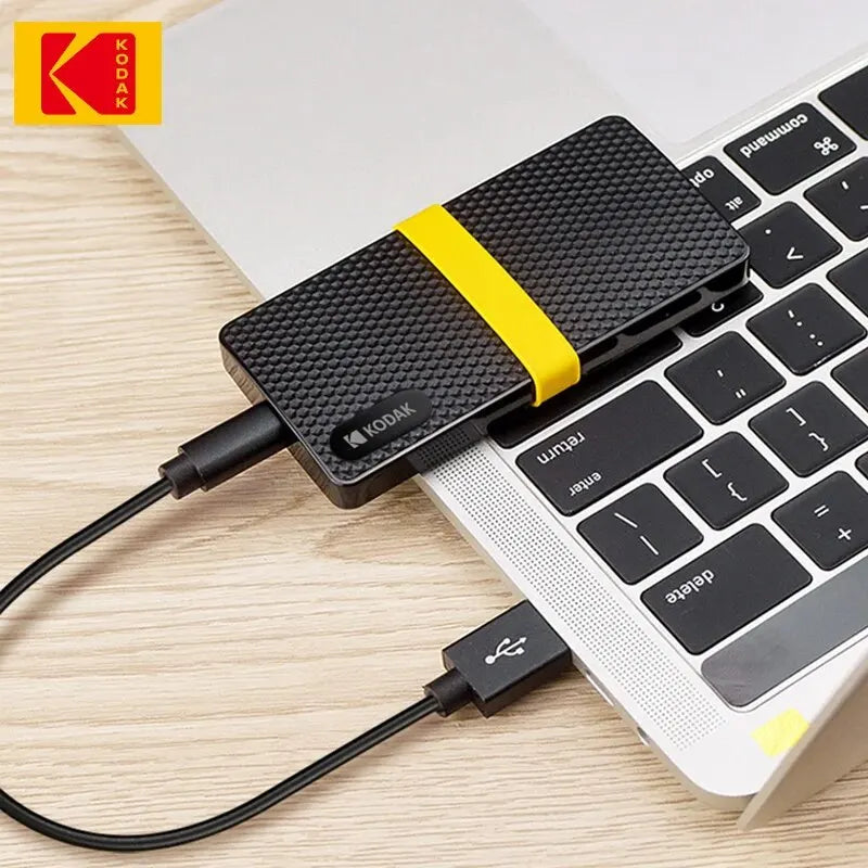 Kodak X200 Portable PSSD 2TB 1TB USB 3.1 Type C External Drive