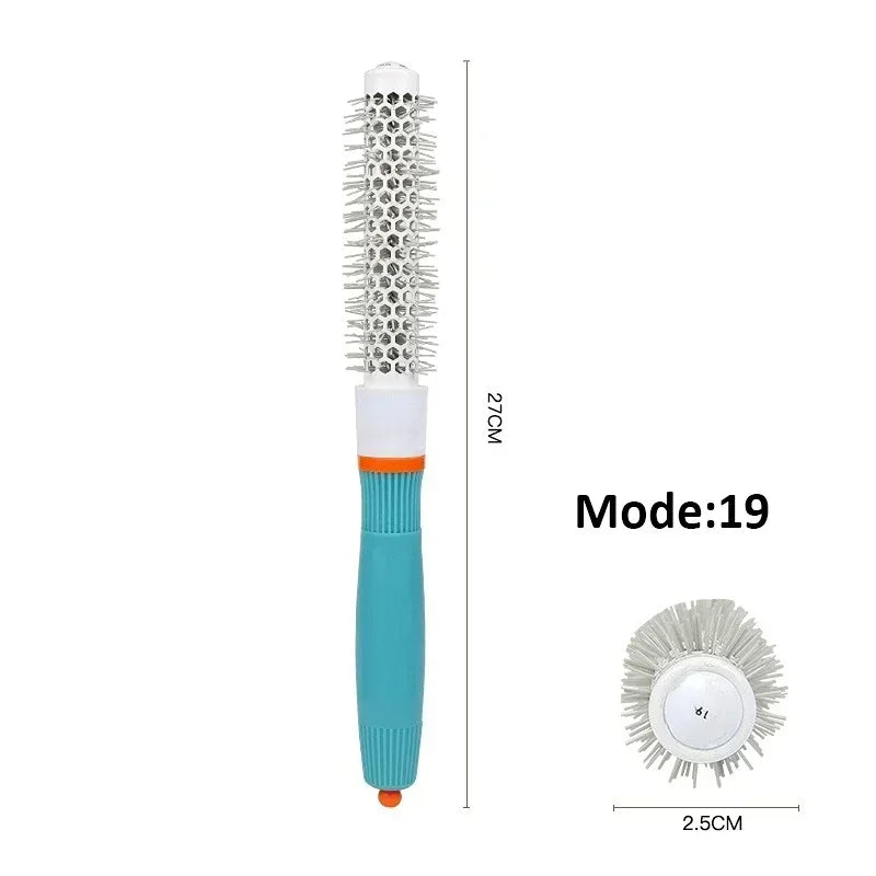 Nano Thermal Ceramic Round Hair Brush with Boar Bristles