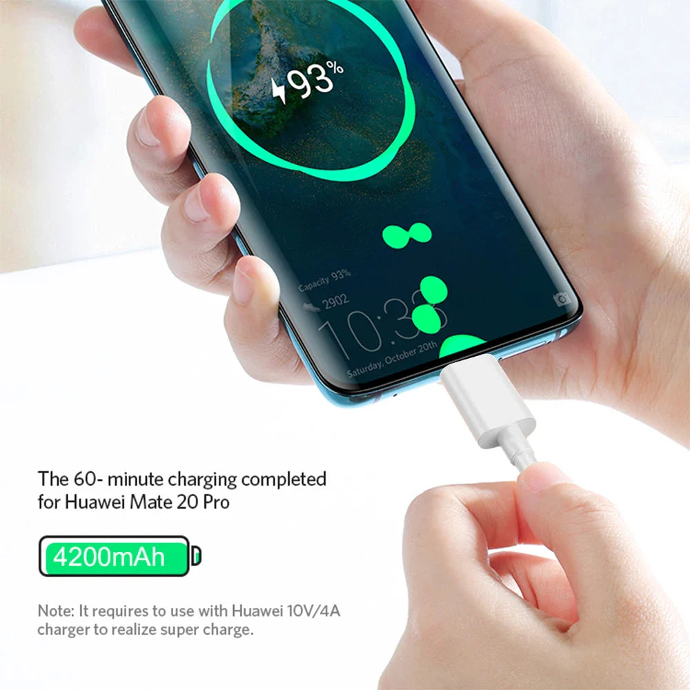 10A USB A To C Cable Type C To C Data Cable High Speed 0.25/1/1.5/2m Charging Cord