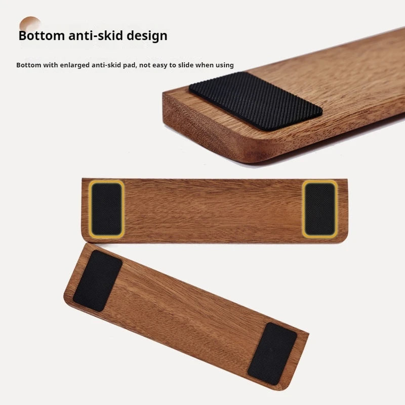 Solid Wood Keyboard Wrist Rest Palm Pad