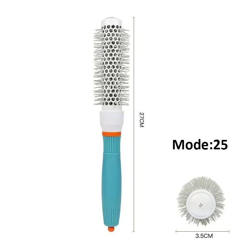 Nano Thermal Ceramic Round Hair Brush with Boar Bristles