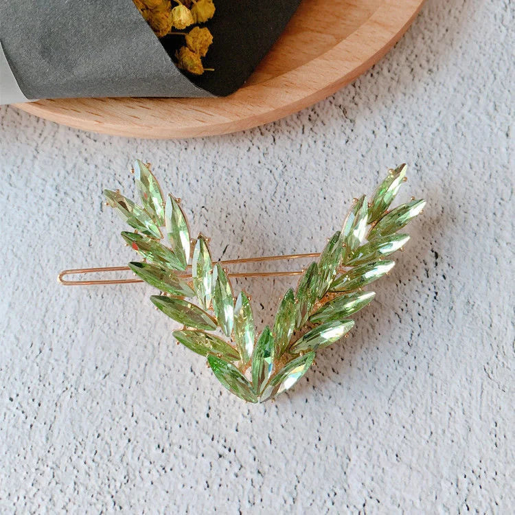 Crystal V-Shape Hair Clip