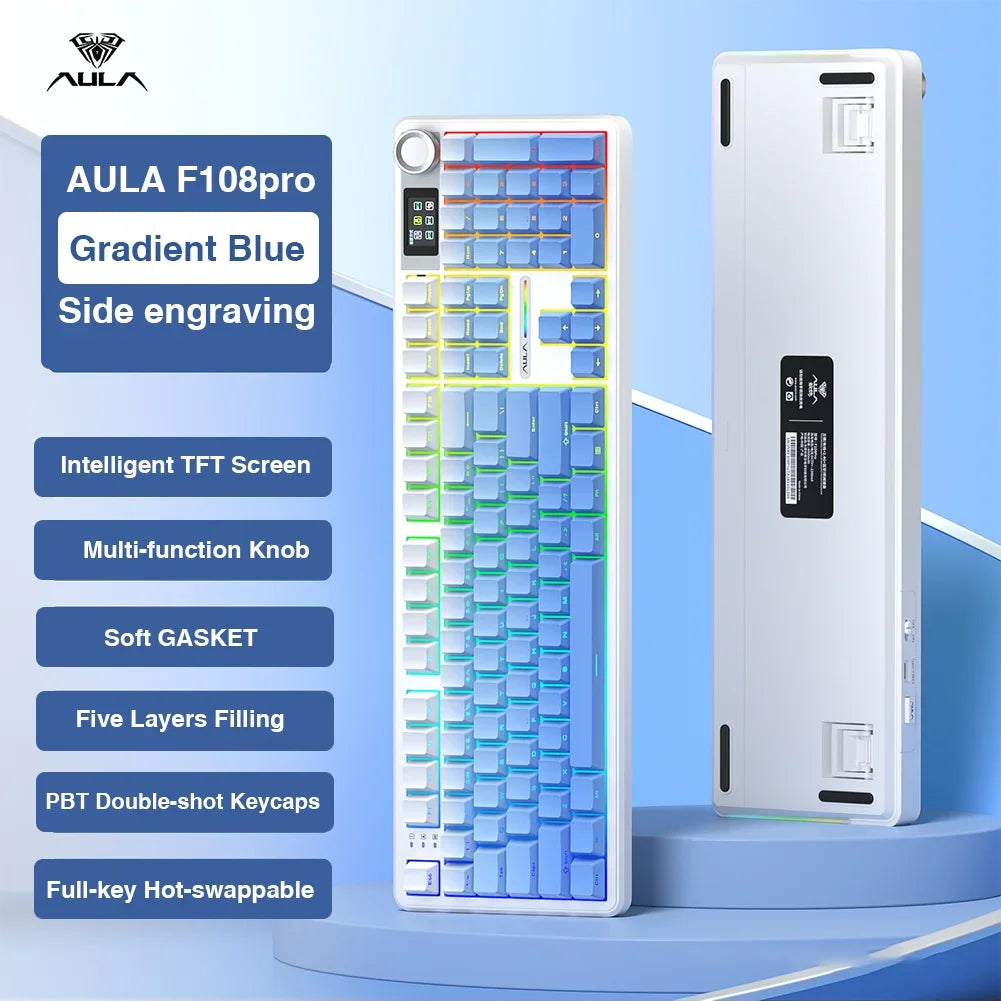 AULA F108 PRO Wireless Mechanical Keyboard