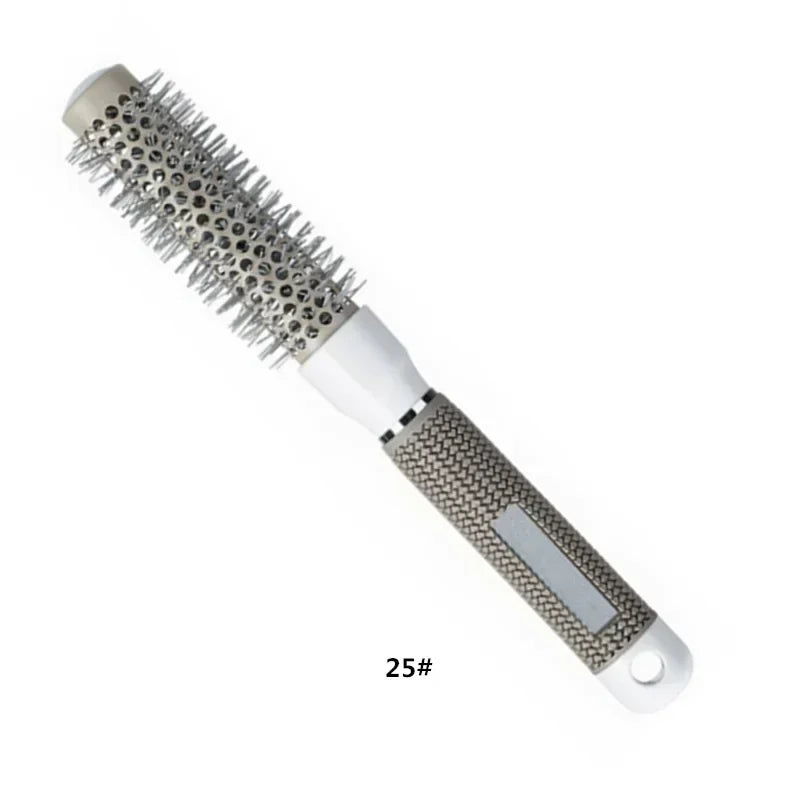 Nano Thermal Ceramic Round Hair Brush with Boar Bristles