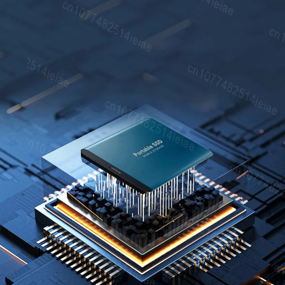 New Type-C SSD 8TB/16TB High-Speed Mini Hard Drive for Laptops/Macs/Desktops