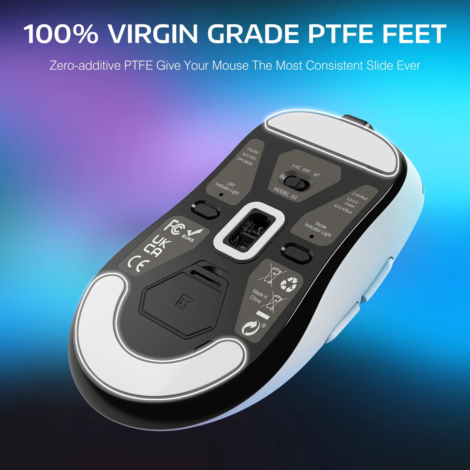 Attack Shark  X3Pro X3 Wireless Mouse Lightweight PAW3395 26000dpi