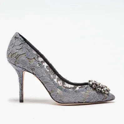 Christian Louboutin Black Patent Leather Hot Chick Pumps 100